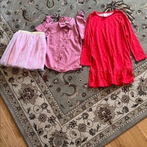 DKNY GirlPink Button-Up Shirt dkny size 7